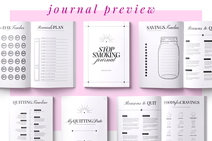 Stop Smoking Journal Canva PDF