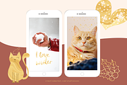 GOLDEN CHRISTMAS STORY STICKERS, an Icon by PATRICIA SODRÉ © (Thumbnail 5 of 5)