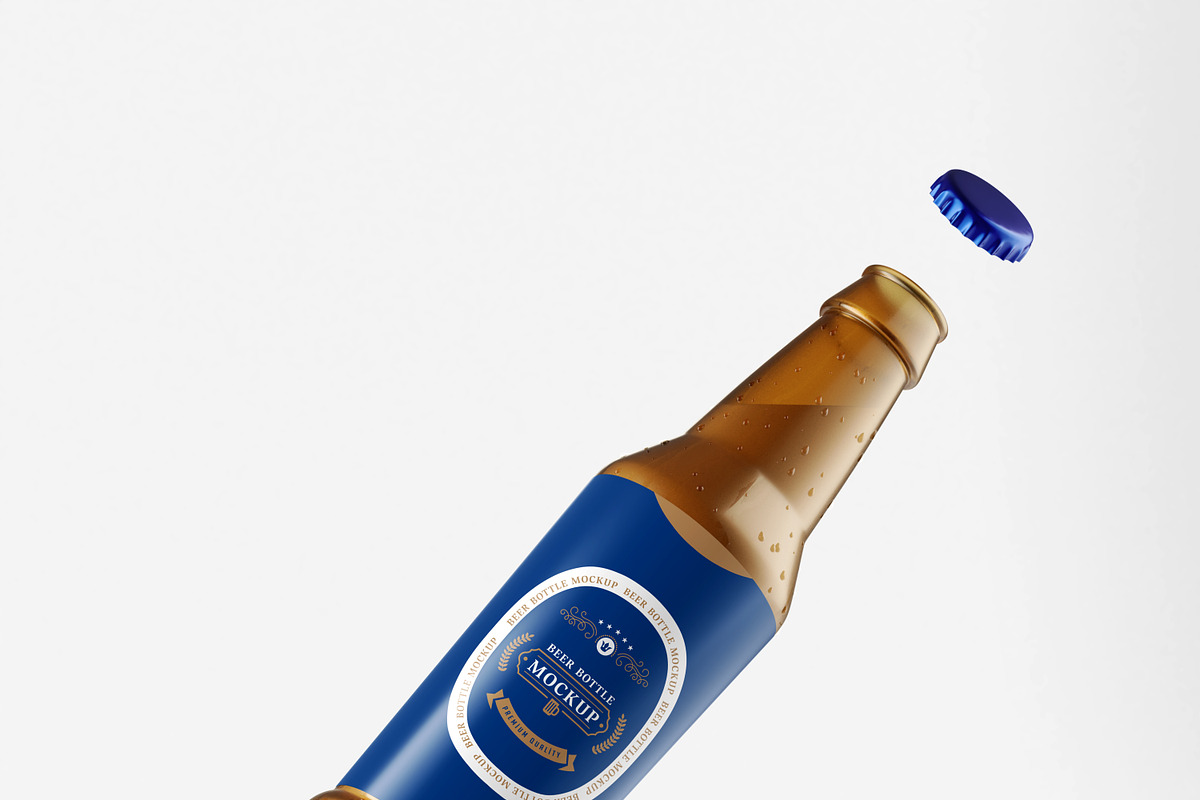 Realistic Beer Bottle Mock-up, a Print Template by Propex (Photo 12 of 19)