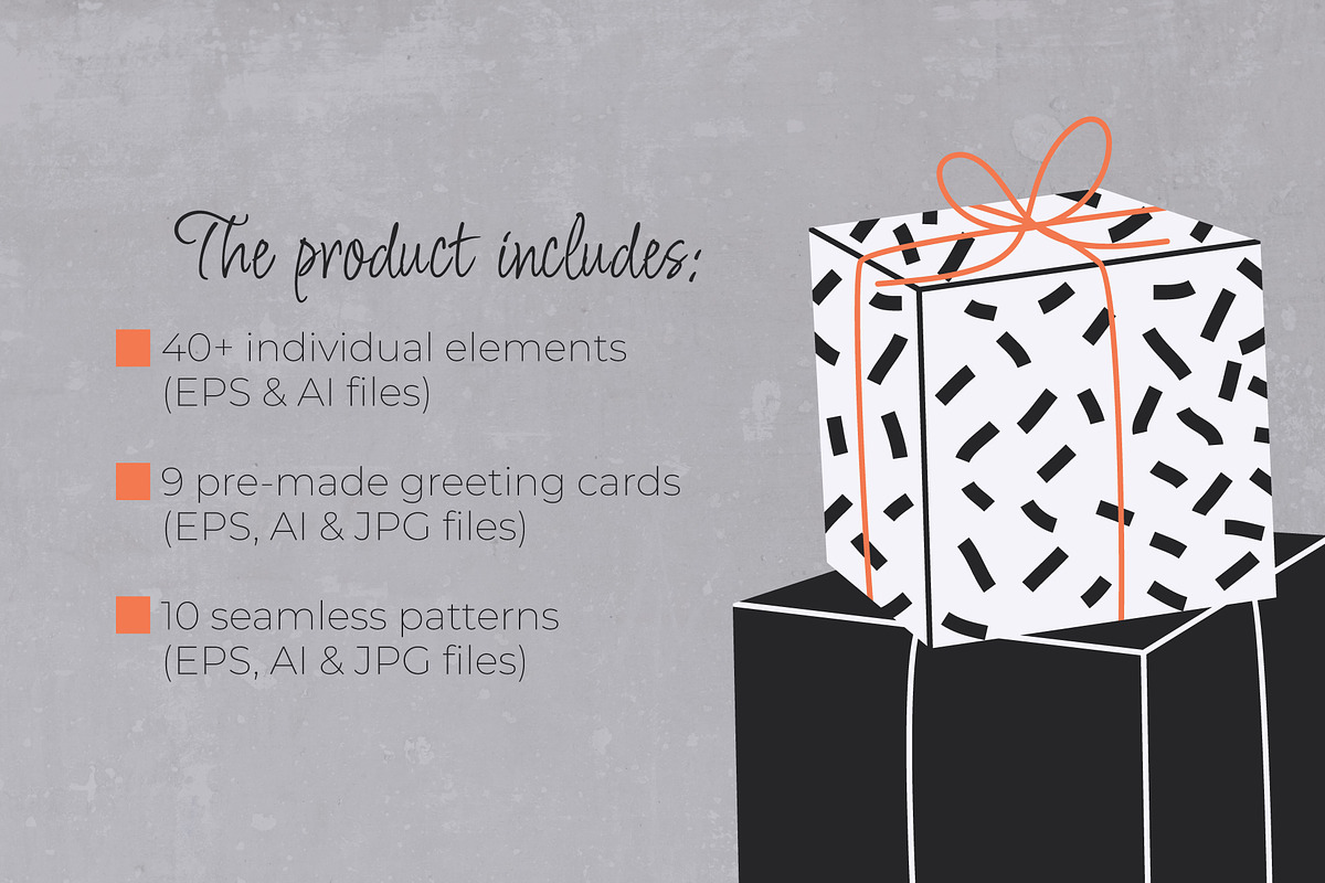 Birthday Clipart, Cards & Patterns, an Object Graphic by Panna Limon Store (Photo 2 of 7)