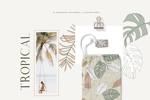 Tropical Vector Patterns - Leaves