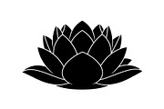 Lotus Flower Silhouette Vector Bundl, an Illustration by Creativeshirt (Thumbnail 11 of 51)