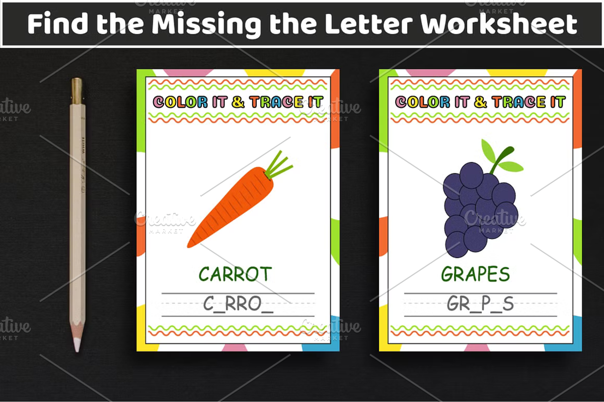 1500+ Pre-K+K Learning Pages + Bonus, an Education Illustration by ThePhoton (Photo 4 of 5)