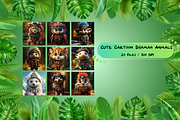 Cute Cartoon Shaman Animals, a Wallpaper Graphic by Whiskey Bee Boutique (Thumbnail 1 of 21)