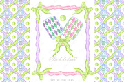 Pickleball Watercolor clipart DIY, an Illustration by LABFcreations (Thumbnail 5 of 5)