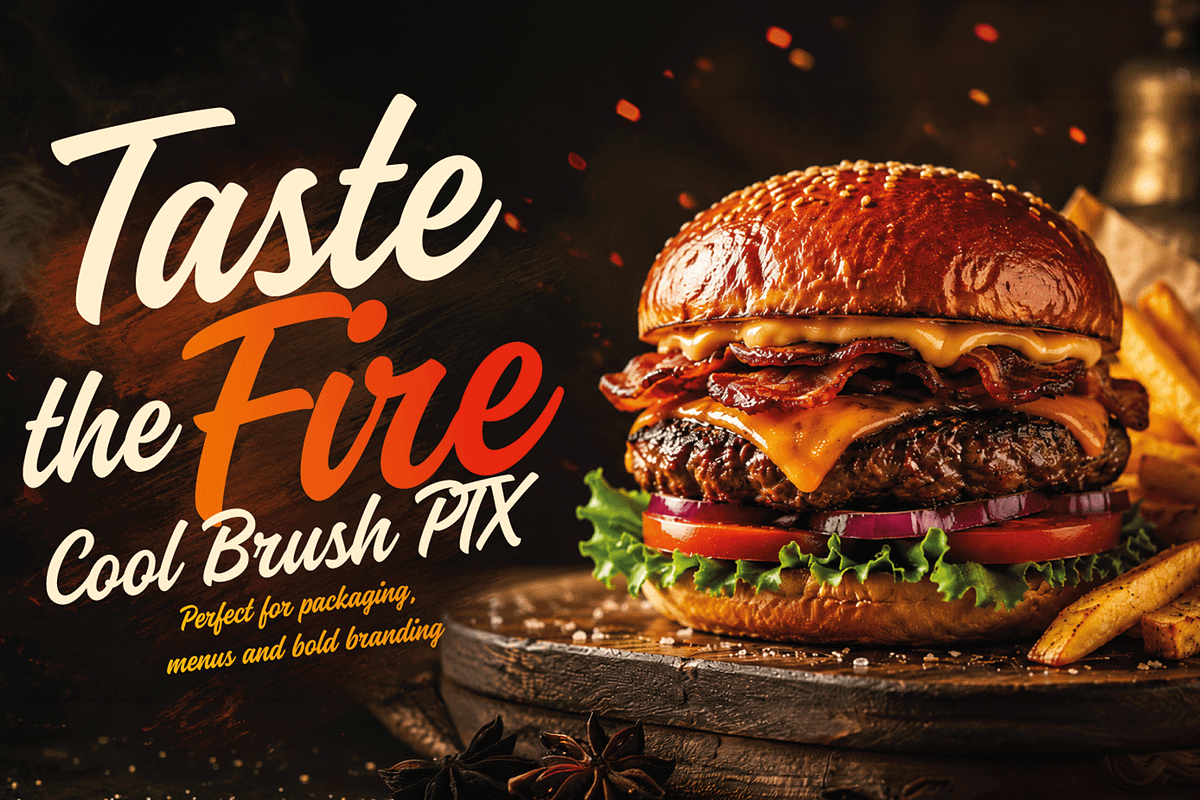 Cool Brush PTX — Brush Font, a Script Font by vectalex (Photo 7 of 7)