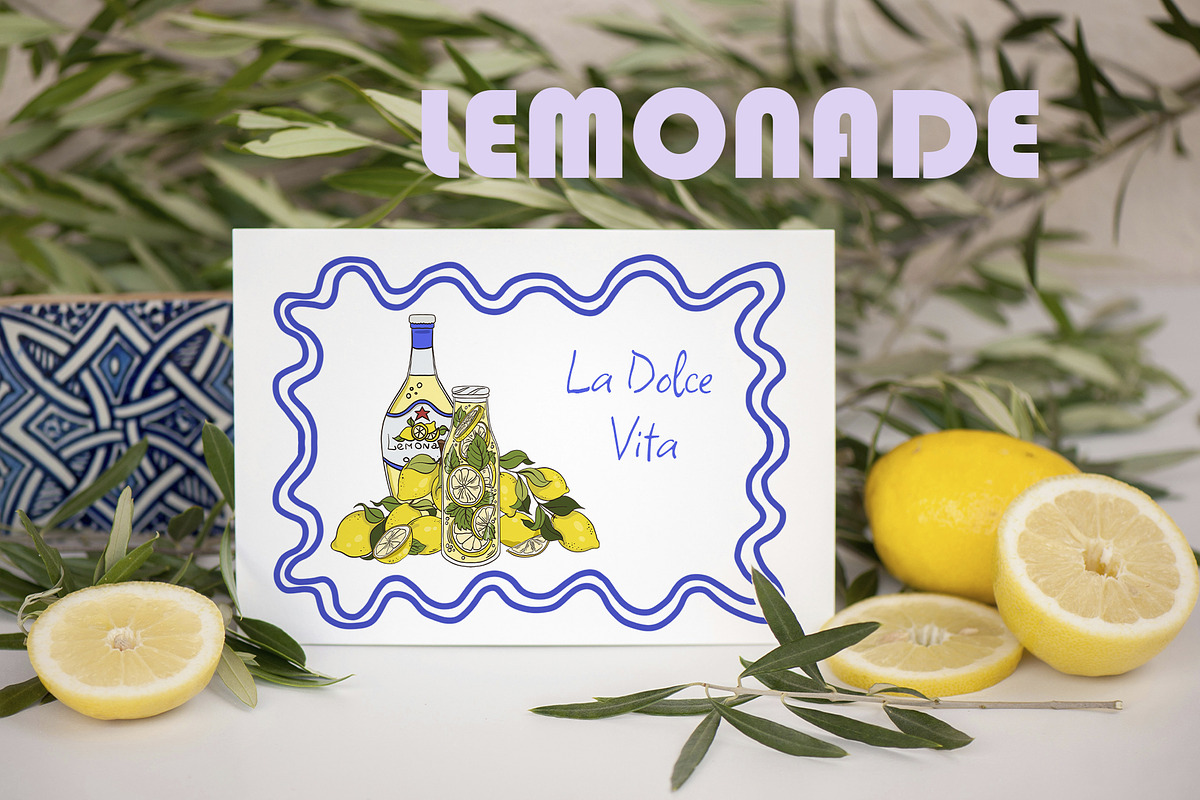 Lemonade. Hand draw graphic, an Object Graphic by ma_i_vi (Photo 2 of 10)