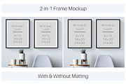 4:5 Ratio (2in1) Double Black Frames, an Object Graphic by Loads of Lovely (Thumbnail 1 of 4)