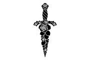 Ornamental Dagger Silhouette Bundle, an Object Illustration by Gaye Art (Thumbnail 28 of 31)