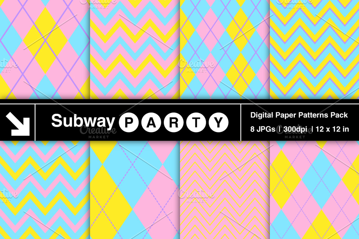 Easter Colors Argyle & Chevron