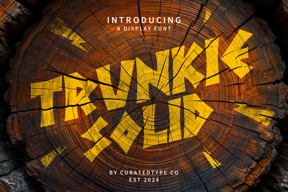 Trunkie - Solid Font, a Sans Serif Font by CuratedType Studio (Photo 1 of 9)