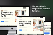 Tutoria - Education Website Template, a HTML Template by TNCFlow (Thumbnail 3 of 5)