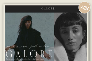 Wix Landing Page/Links Page | Galore