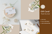 Gift Card Tag/Thank You Tag, a Stationery Template by KreyaParekh (Thumbnail 2 of 3)