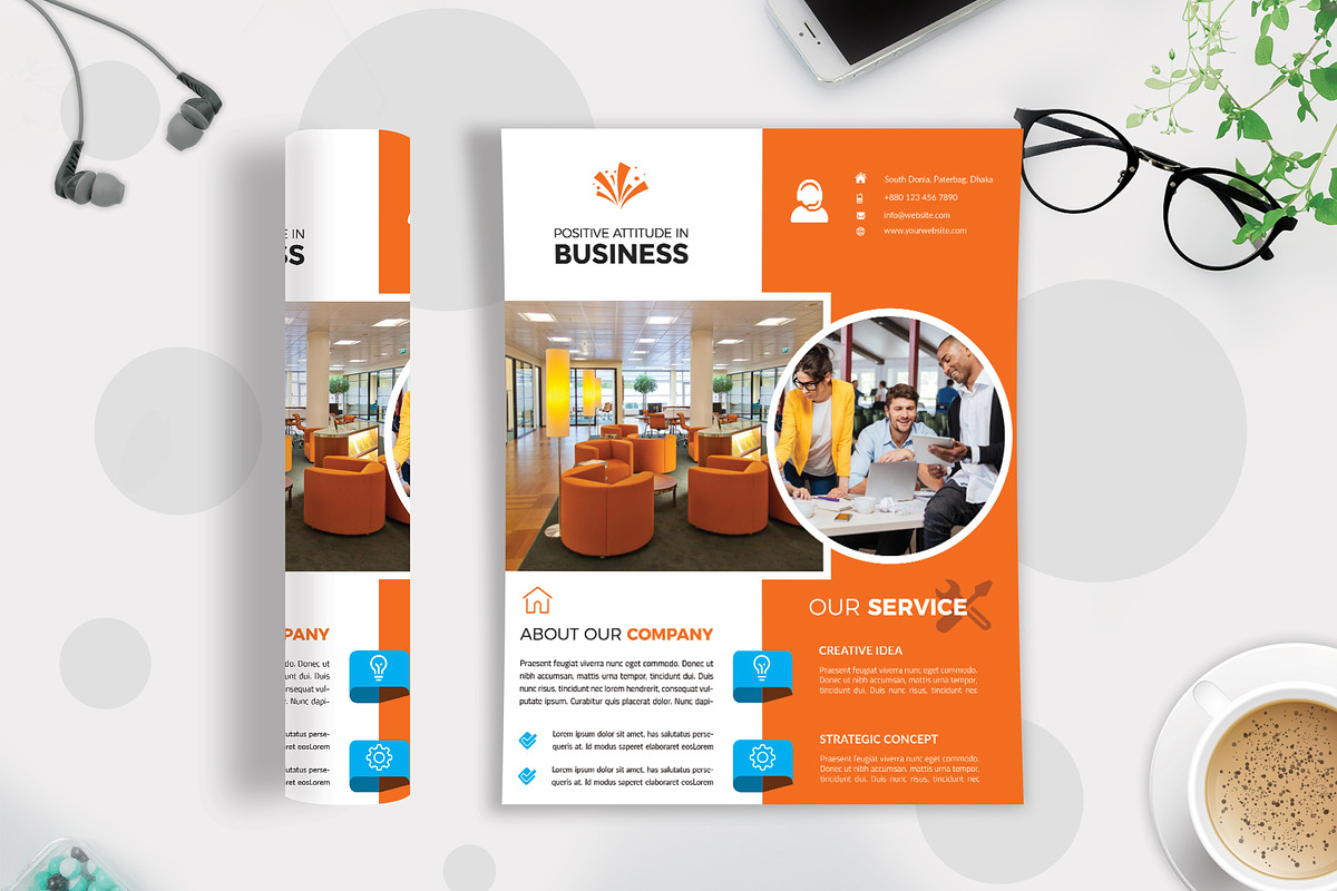 50+ Business Flyers Bundle, a Flyer Template by Imagine Design Studio (Photo 15 of 52)