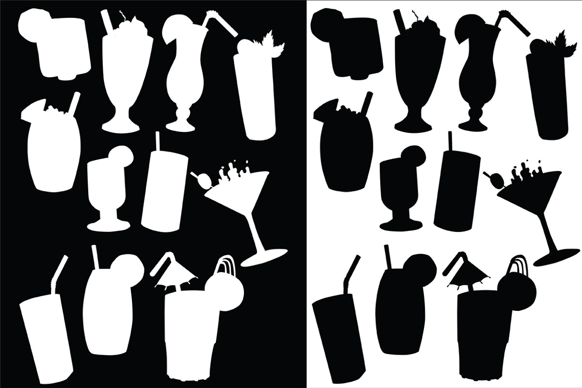 Glasses with drinks, a Food Illustration by risovanya (Photo 3 of 4)
