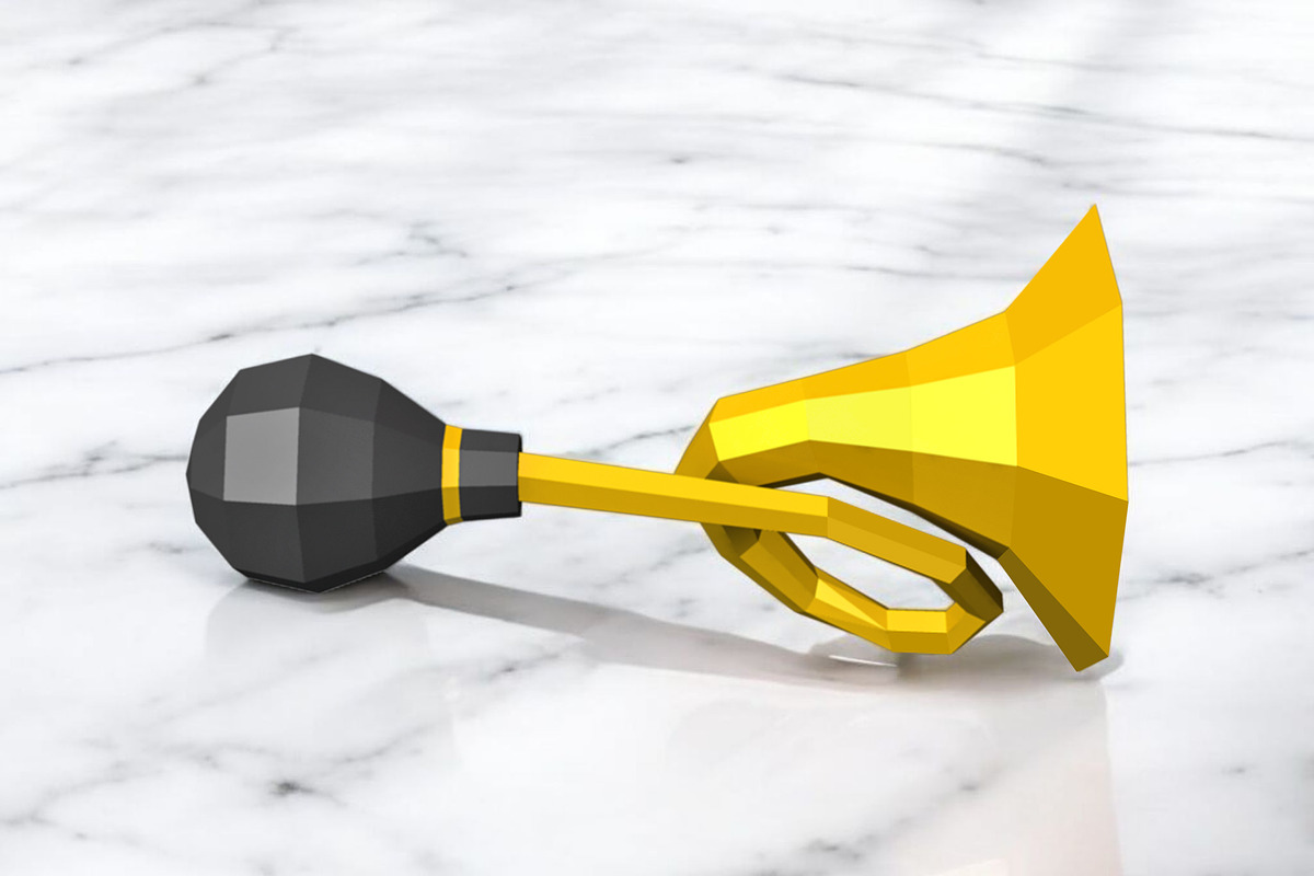 French horn - 3d papercraft, a Print Template by PAPER amaze (Photo 4 of 5)