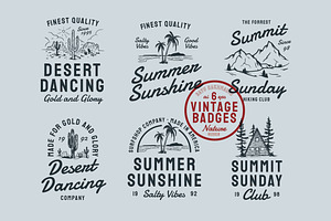 Summer Beach, Summit & Dessert Badge