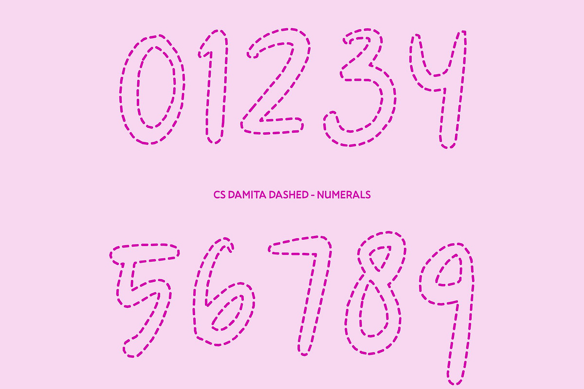 CS Damita Dashed, a Handwritten Font by Craft Supply Co. (Photo 3 of 8)