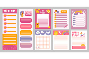 Childish Planners. To Do Lists Cute