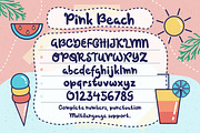 Pink Beach, a Font by caocastudio (Thumbnail 3 of 6)