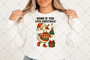Honk If You Love Christmas Png, an Illustration by Craft Nest (Thumbnail 6 of 6)