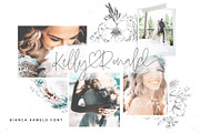 Bianca Kamelo Font, a Script Font by Ivan Rosenberg (Thumbnail 3 of 11)