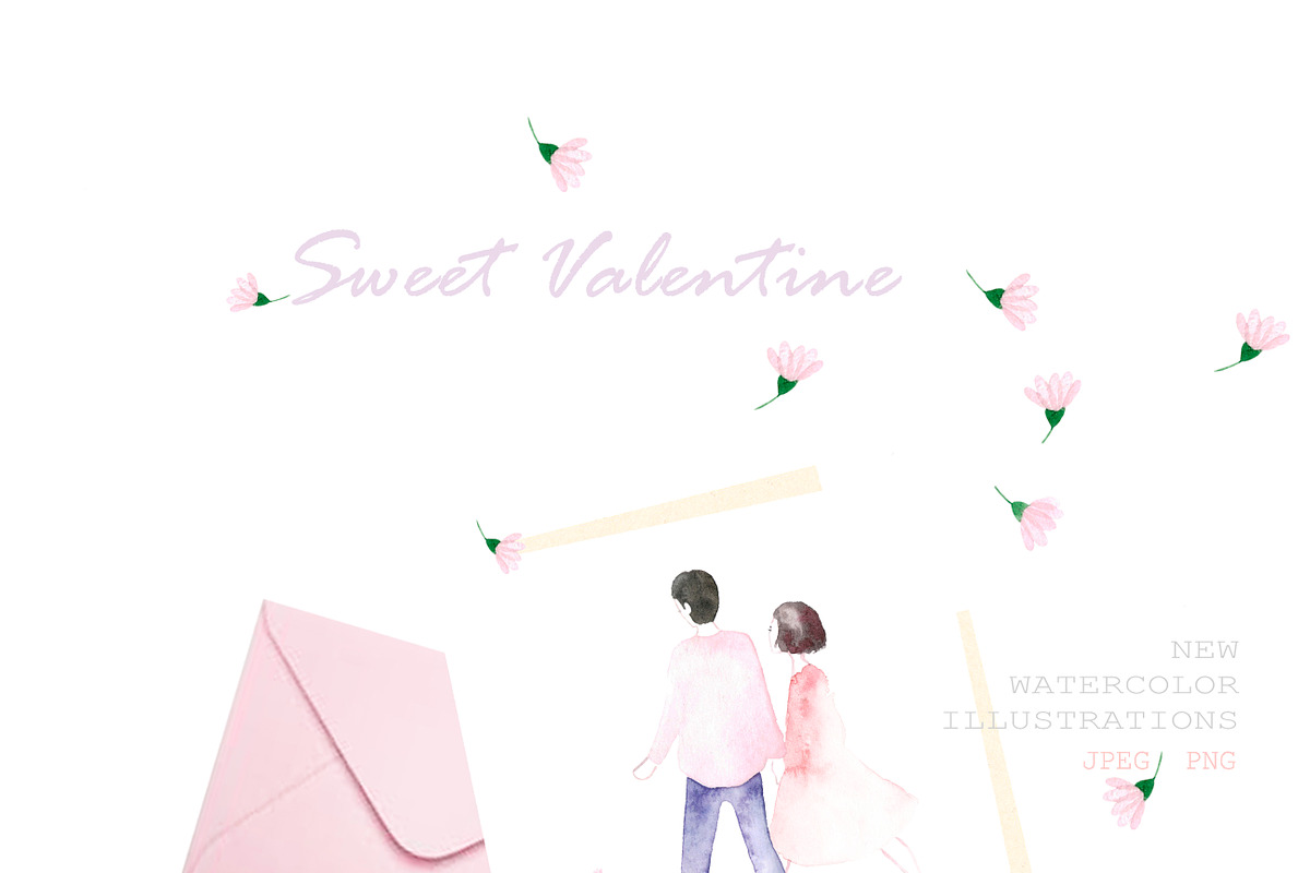 Sweet Valentine, a Person Illustration by Knysh Ksenya (Photo 3 of 7)