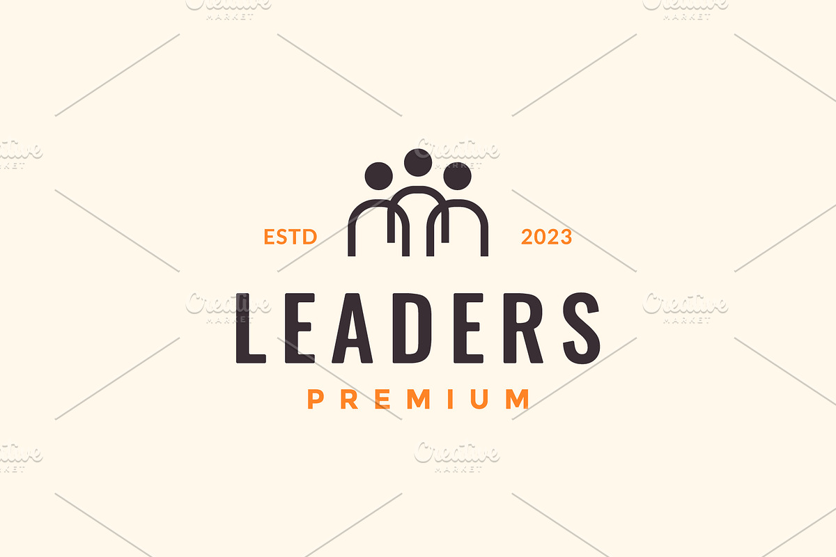 people group team community logo, a Branding & Logo Template by devastd
