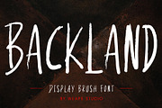 Backland - Display Brush Font, a Blackletter Font by Weape Studio (Thumbnail 1 of 8)