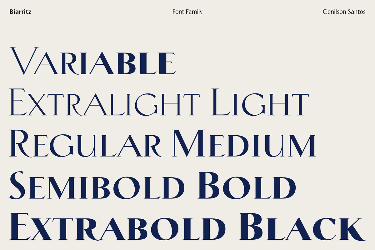 Biarritz Luxury Editorial Serif, a Serif Font by Genilson Santos (Photo 3 of 17)