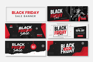 Black Friday sale banner template