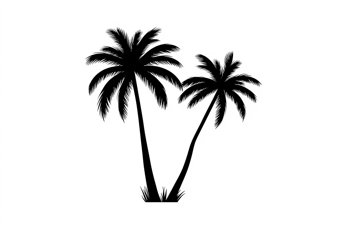 Tropical Palm Tree Silhouette Bundle, an Illustration by Amazin_art (Photo 13 of 21)