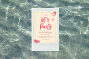 Birthday Invitation Templates, an Invitation Template by Pixels By V (Thumbnail 4 of 6)