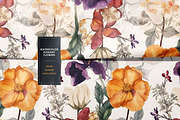 Elegant Watercolor Floral Pattern, a Pattern Graphic by Ninterints (Thumbnail 6 of 8)