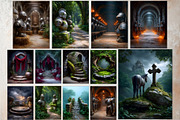 Medieval Fantasy Backgrounds, a Background Graphic by ThatsDesignArt (Thumbnail 7 of 11)