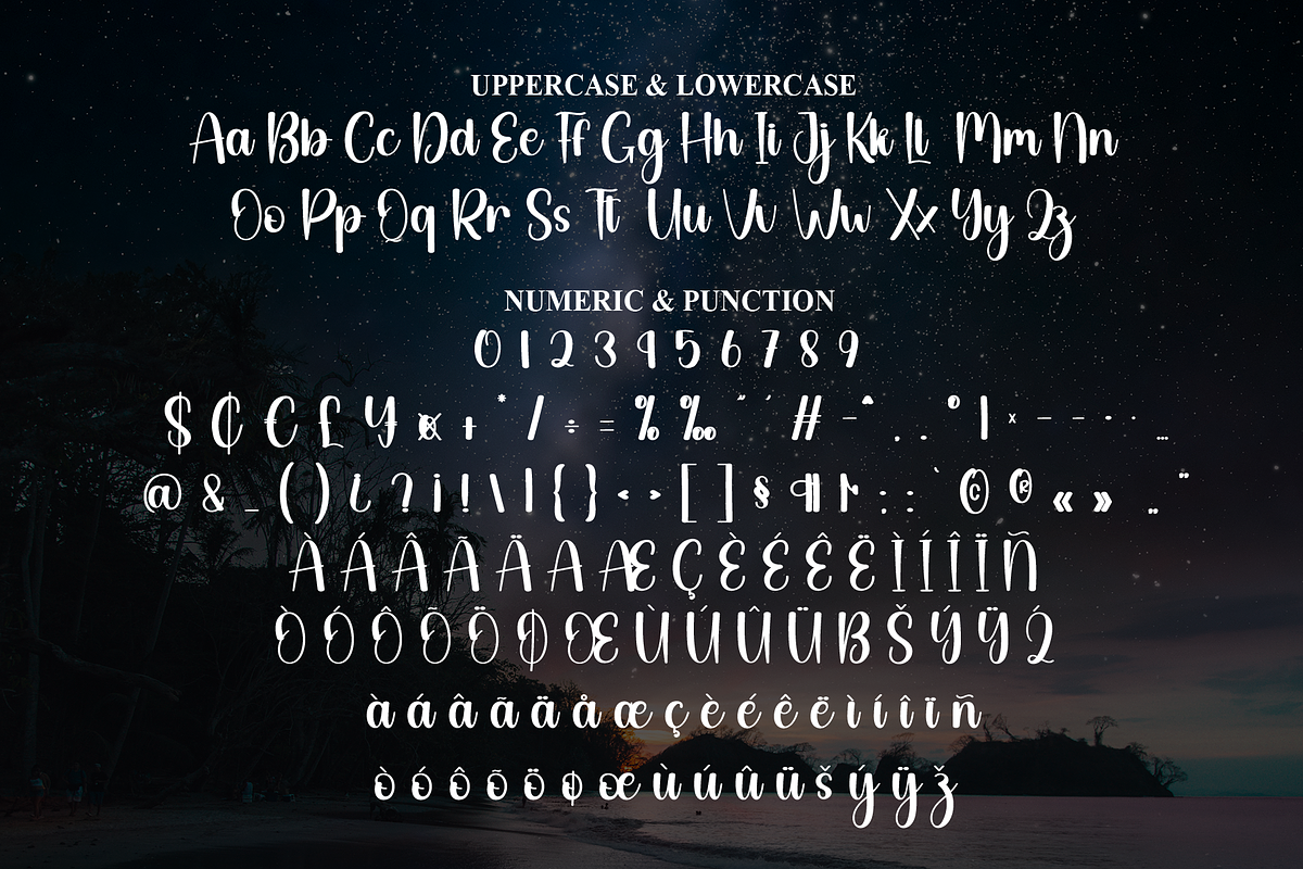 Nightday | Script Font, a Handwritten Font by Scratchones (Photo 7 of 9)