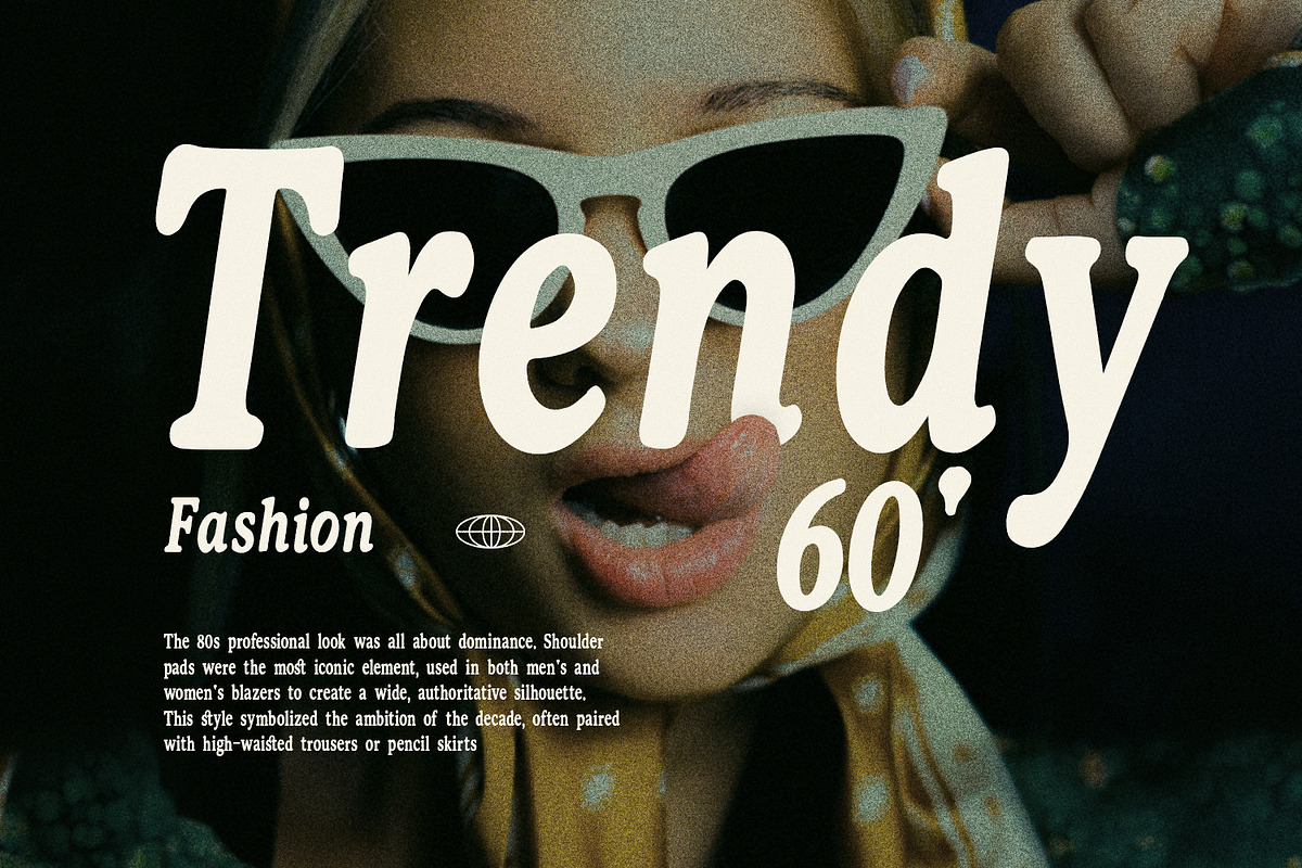 DeeplySixties Retro Serif Family, a Serif Font by Maulana Creative (Photo 5 of 7)