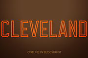 OUTLINE 99 FONT FAMILY (8 FONTS), a Font by Alphabet Agency (Thumbnail 4 of 7)