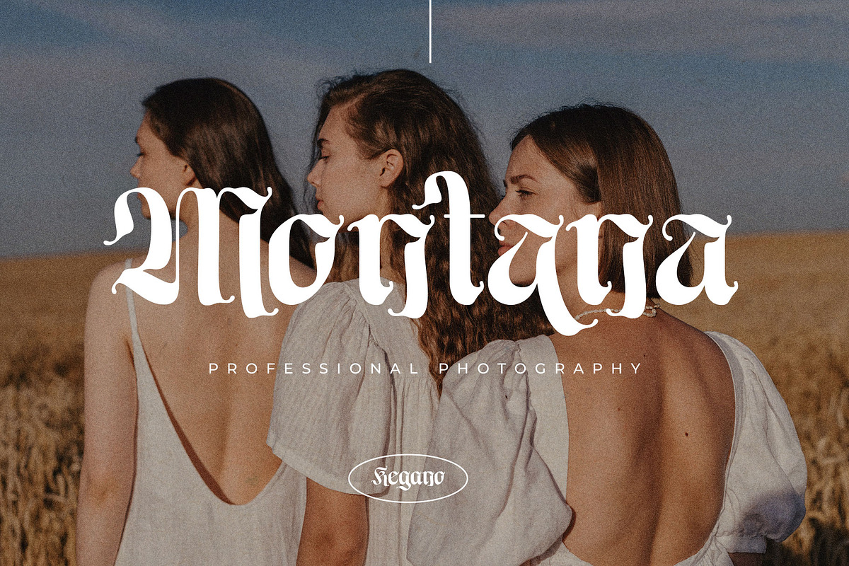 Regano Classic BlackLetter Font, a Blackletter Font by RantautypeStudio (Photo 7 of 17)