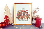 Vintage Christmas PNG, an Illustration by Designworld (Thumbnail 5 of 6)