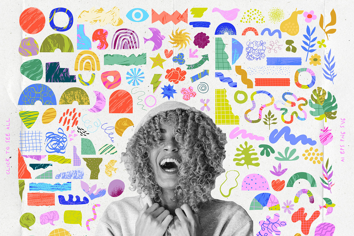 Doodlez - posters, pattern, template, a Decorative Illustration by Mio Buono (Photo 8 of 16)
