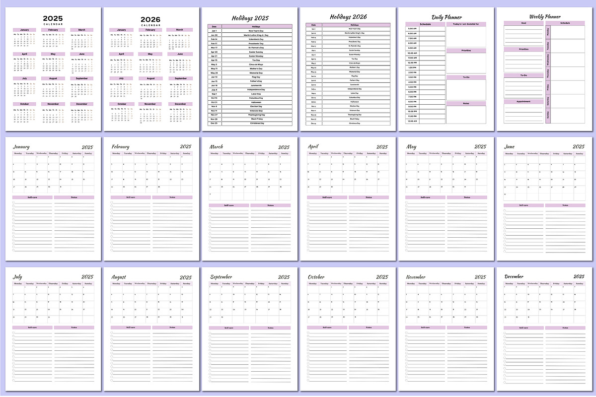 2025-2026 Life Coaching Planner KDP, a Stationery Template by Shumaya (Photo 2 of 9)