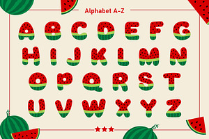 Watermelon Color Font