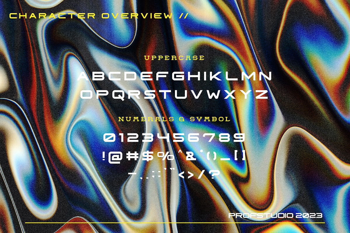 Desmond - Wide Display Typeface, a Sans Serif Font by PROF STUDIO (Photo 2 of 4)
