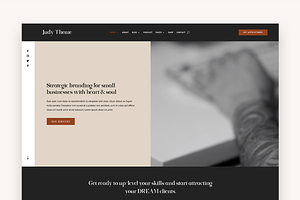 Coaching WordPress Theme Judy