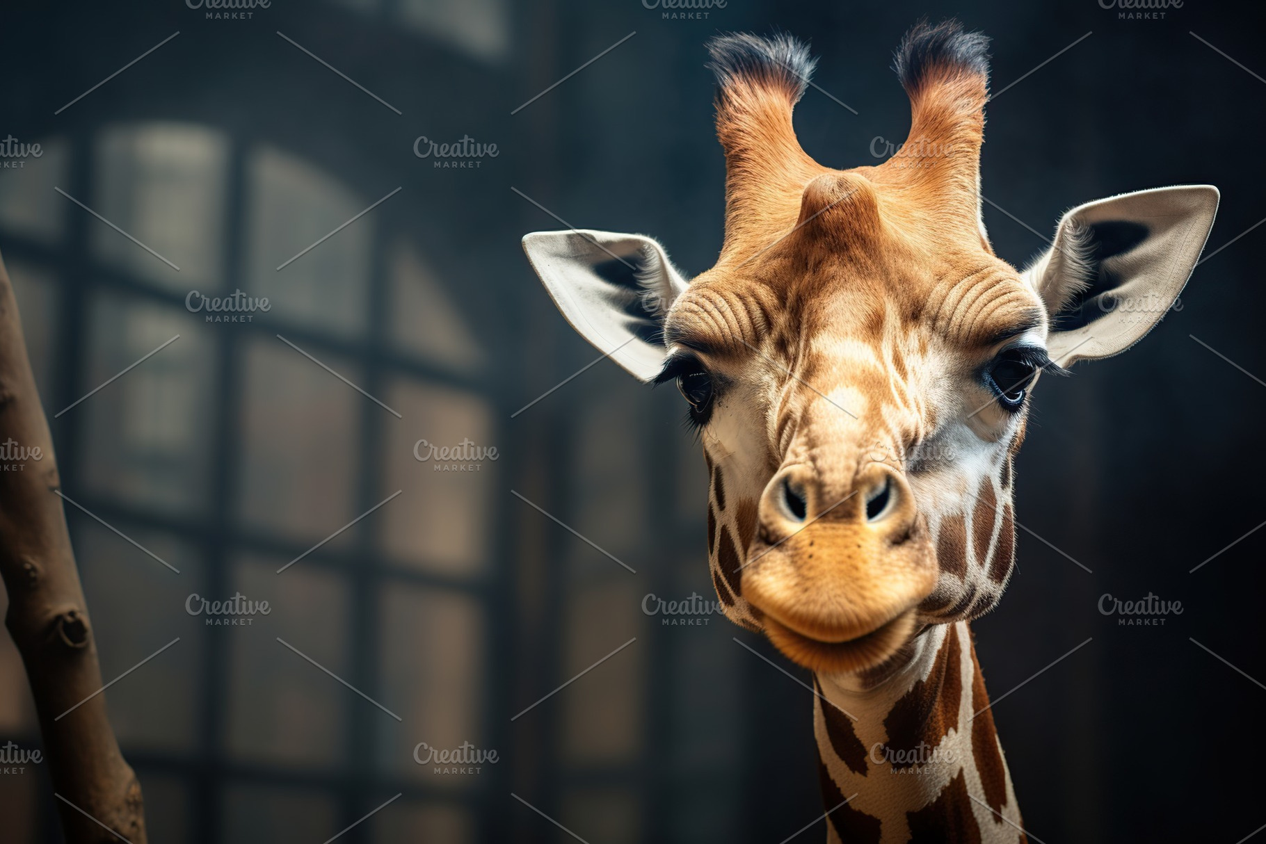 Young giraffe at the zoo, an Animal Photo by AlyaAnd