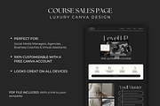 Course Sales Page for Canva, an App Template by Meraki Templates (Thumbnail 2 of 8)