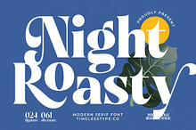 Night Roasty Modern Serif Font