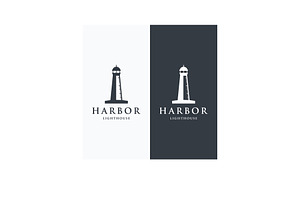 Lighthouse building logo design with, a Branding & Logo Template by LOGOCREATIVE
